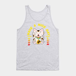 GOOD LUCK CAT Tank Top